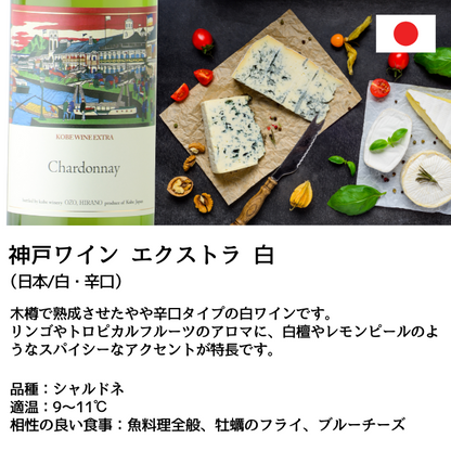 神戸ワイン エクストラ 飲み比べ2本セット <化粧箱入>